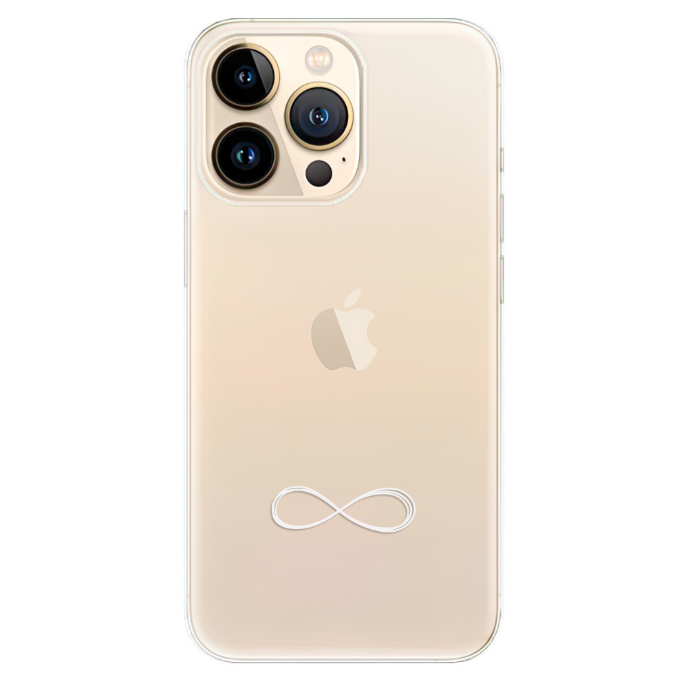 Odolné silikónové puzdro iSaprio - čiré - Infinity - iPhone 13 Pro Max