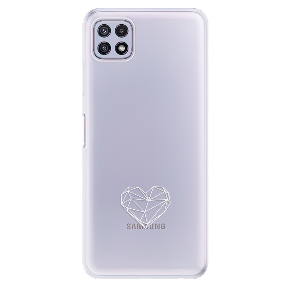 Odolné silikónové puzdro iSaprio - čiré - Digital Love - Samsung Galaxy A22 5G
