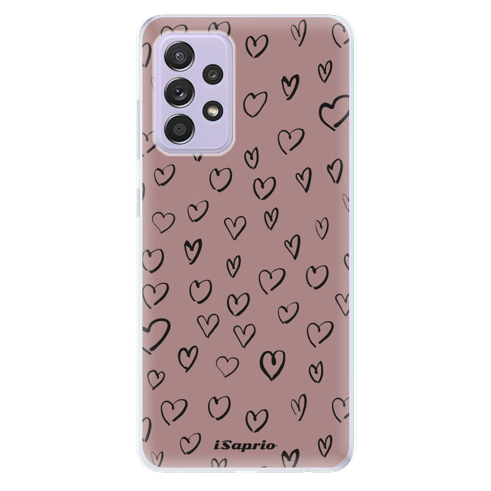 Odolné silikónové puzdro iSaprio - Heart Dark - Samsung Galaxy A52/A52 5G