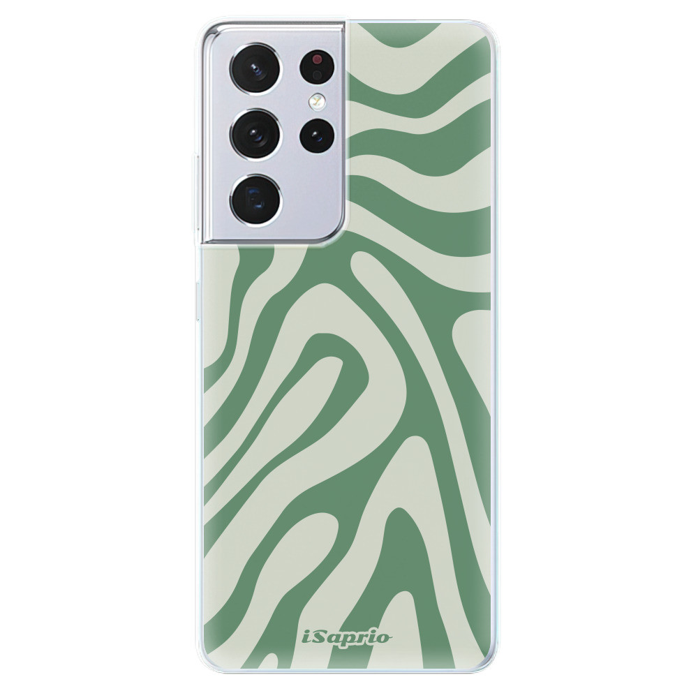 Odolné silikónové puzdro iSaprio - Zebra Green - Samsung Galaxy S21 Ultra