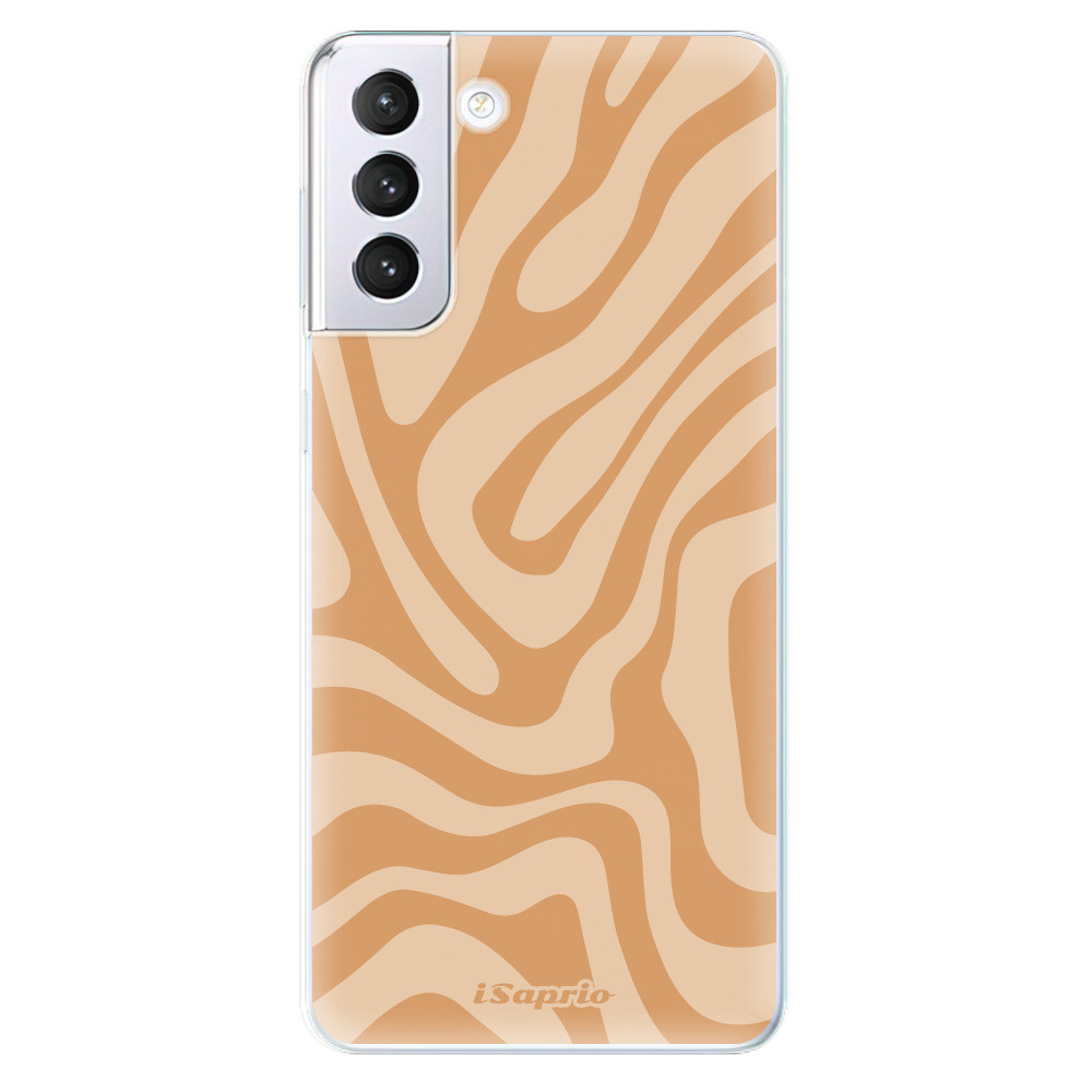 Odolné silikónové puzdro iSaprio - Zebra Orange - Samsung Galaxy S21+