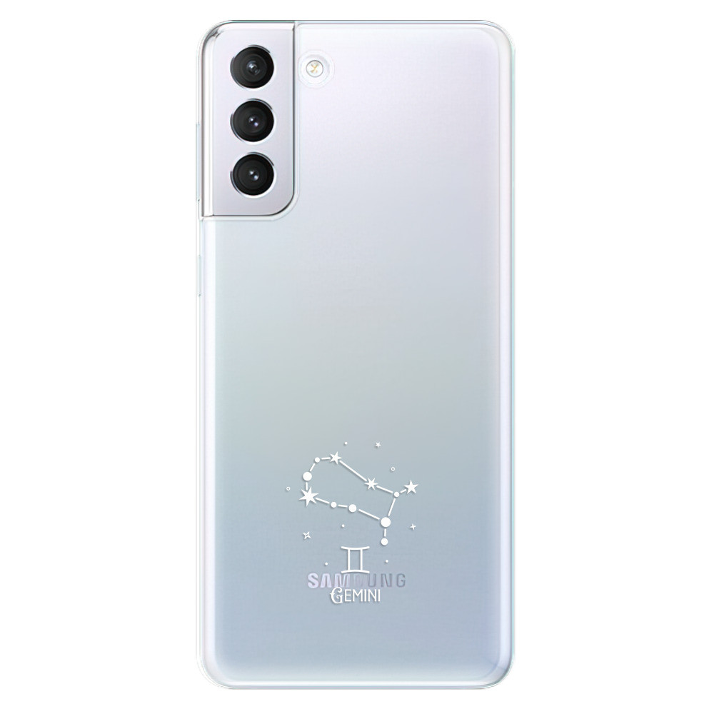Odolné silikónové puzdro iSaprio - čiré - Blíženci - Samsung Galaxy S21+