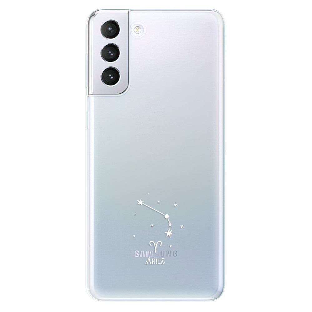 Odolné silikónové puzdro iSaprio - čiré - Beran - Samsung Galaxy S21+