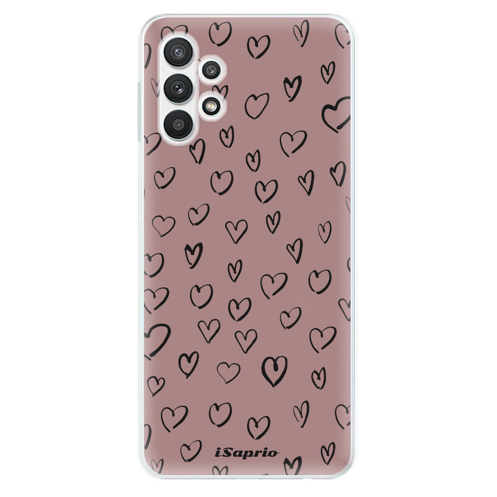 Odolné silikónové puzdro iSaprio - Heart Dark - Samsung Galaxy A32 5G