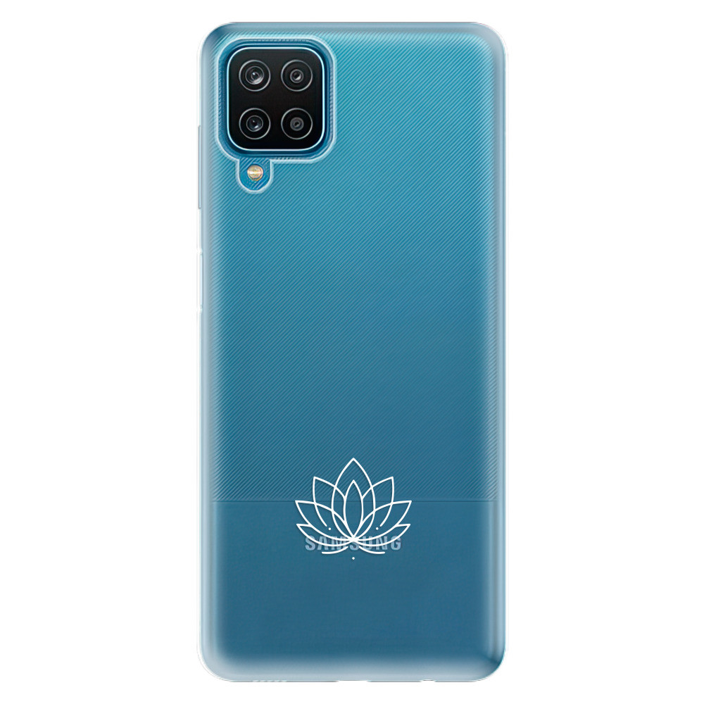 Odolné silikónové puzdro iSaprio - čiré - Lotos - Samsung Galaxy A12