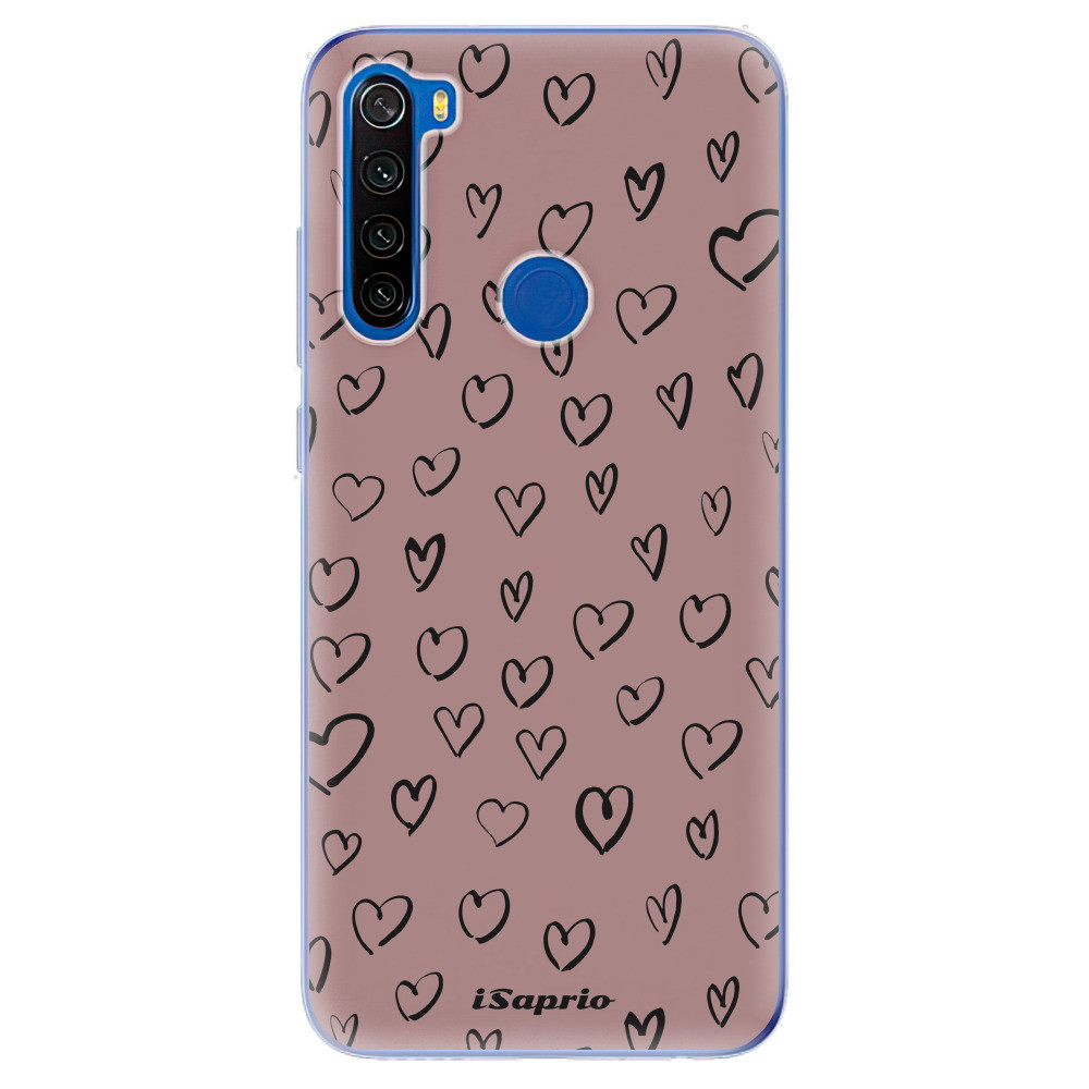 Odolné silikónové puzdro iSaprio - Heart Dark - Xiaomi Redmi Note 8T