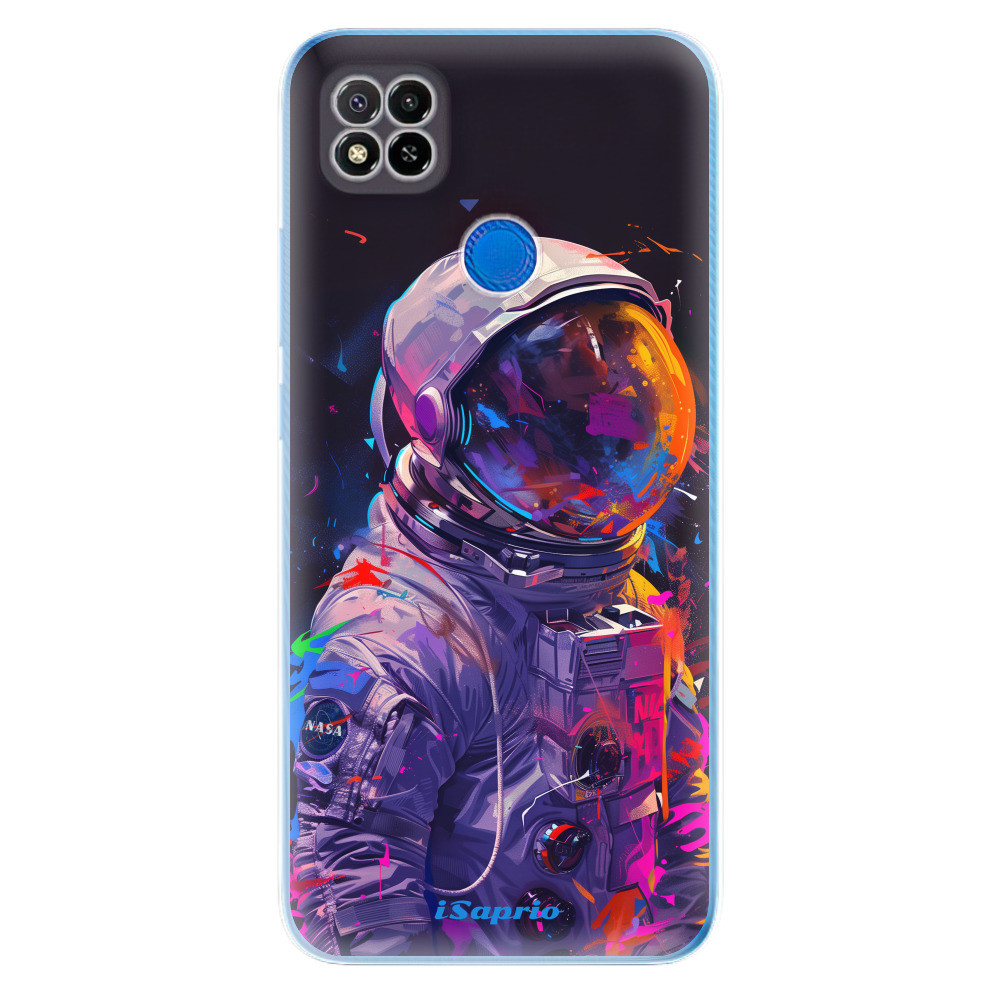 Odolné silikónové puzdro iSaprio - Neon Astronaut - Xiaomi Redmi 9C