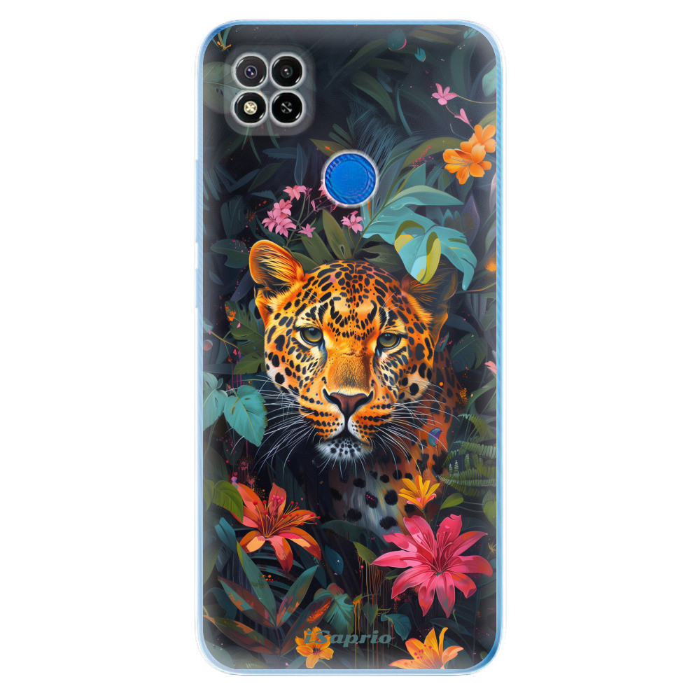 Odolné silikónové puzdro iSaprio - Flower Jaguar - Xiaomi Redmi 9C
