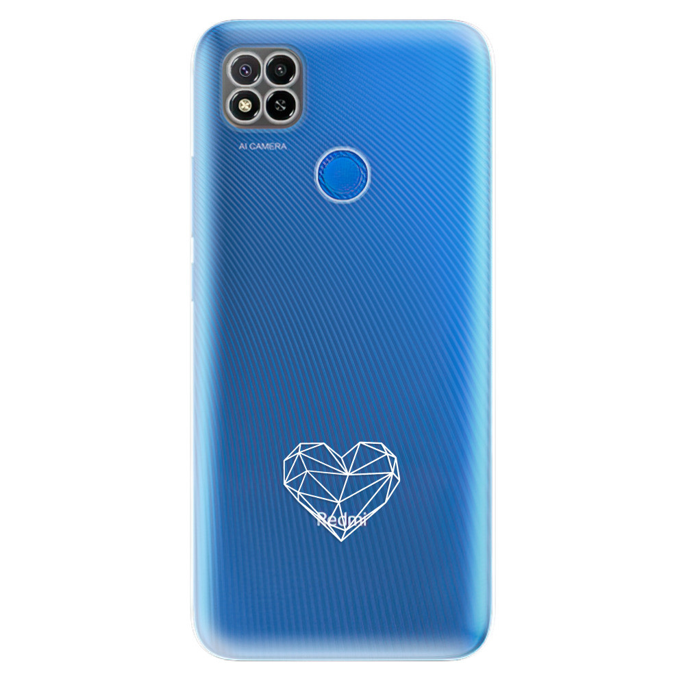 Odolné silikónové puzdro iSaprio - čiré - Digital Love - Xiaomi Redmi 9C