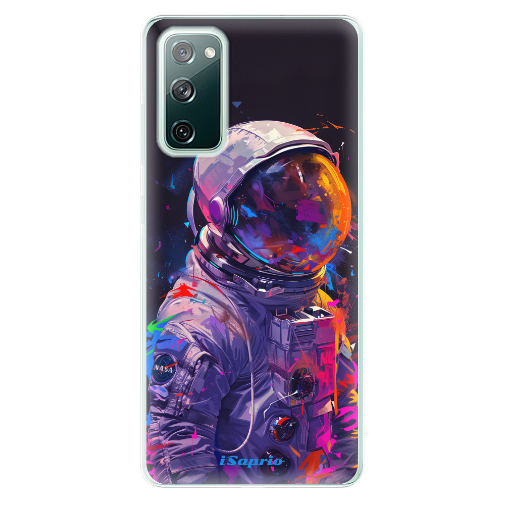 Odolné silikónové puzdro iSaprio - Neon Astronaut - Samsung Galaxy S20 FE