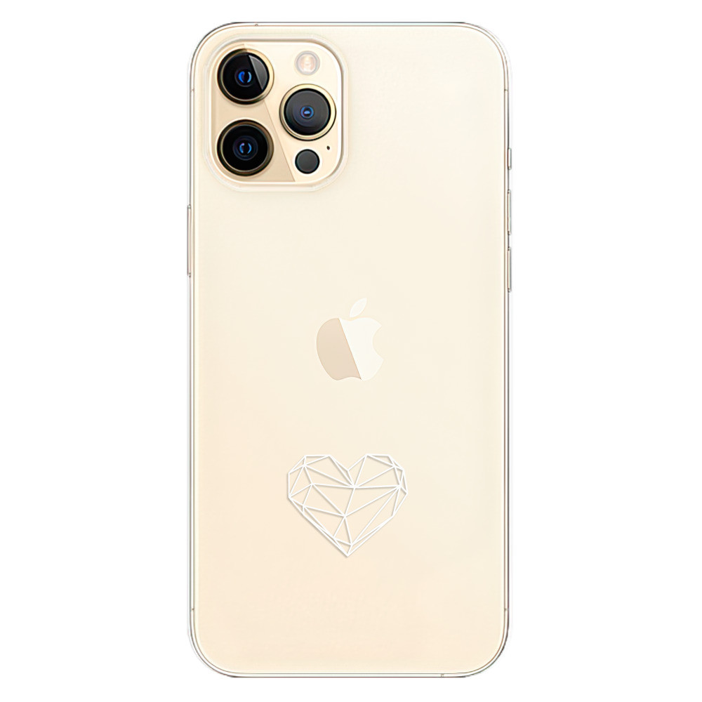 Odolné silikónové puzdro iSaprio - čiré - Digital Love - iPhone 12 Pro