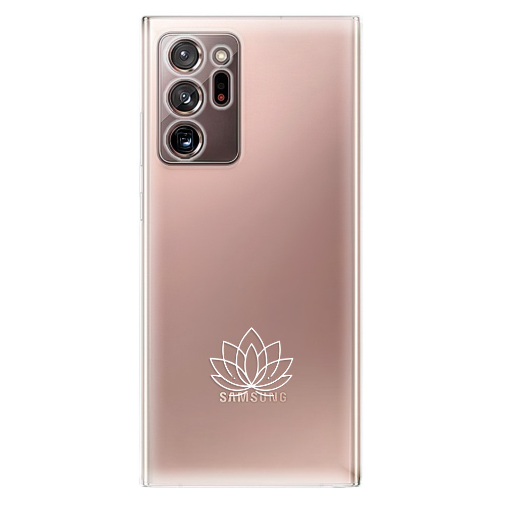 Odolné silikónové puzdro iSaprio - čiré - Lotos - Samsung Galaxy Note 20 Ultra