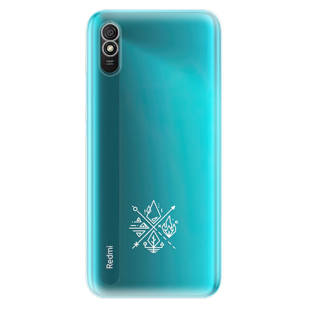 Odolné silikónové puzdro iSaprio - čiré - Elements - Xiaomi Redmi 9A