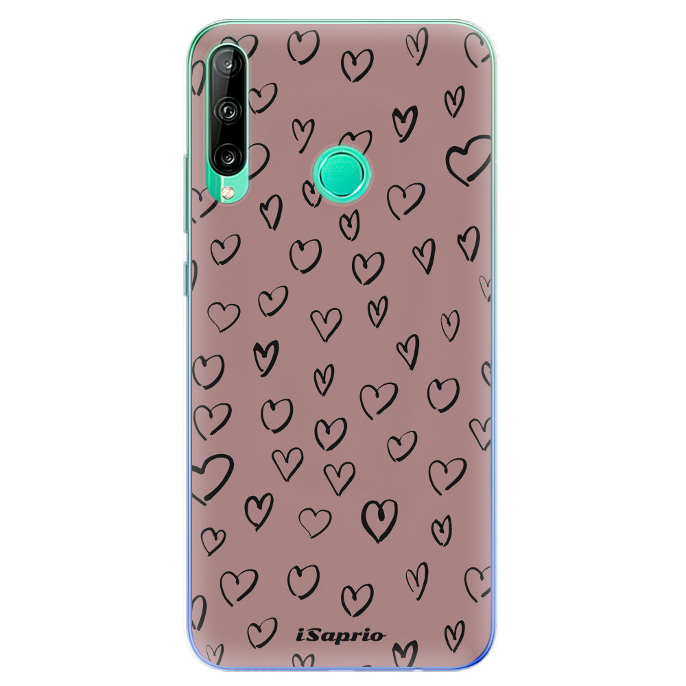 Odolné silikónové puzdro iSaprio - Heart Dark - Huawei P40 Lite E