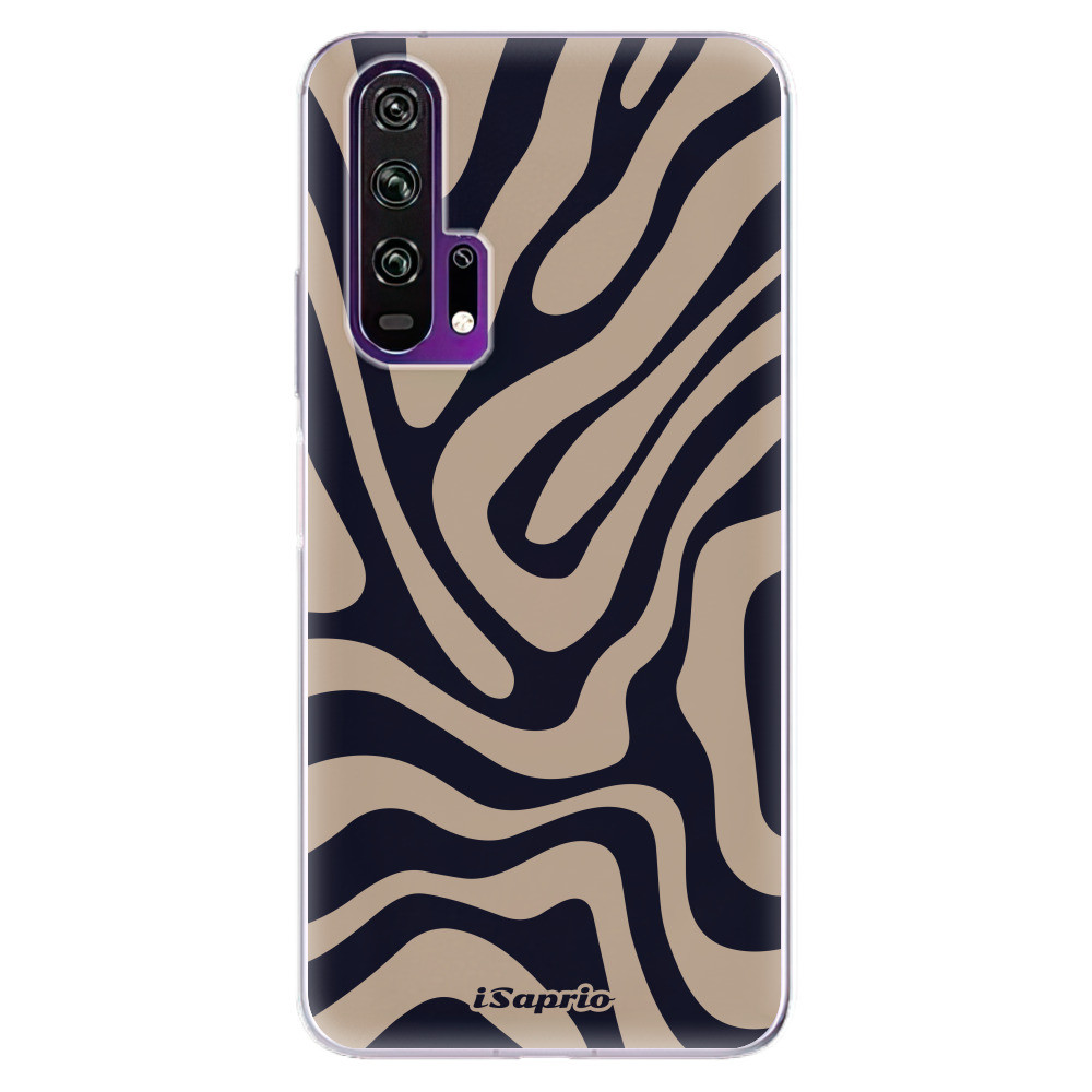 Odolné silikónové puzdro iSaprio - Zebra Black - Honor 20 Pro