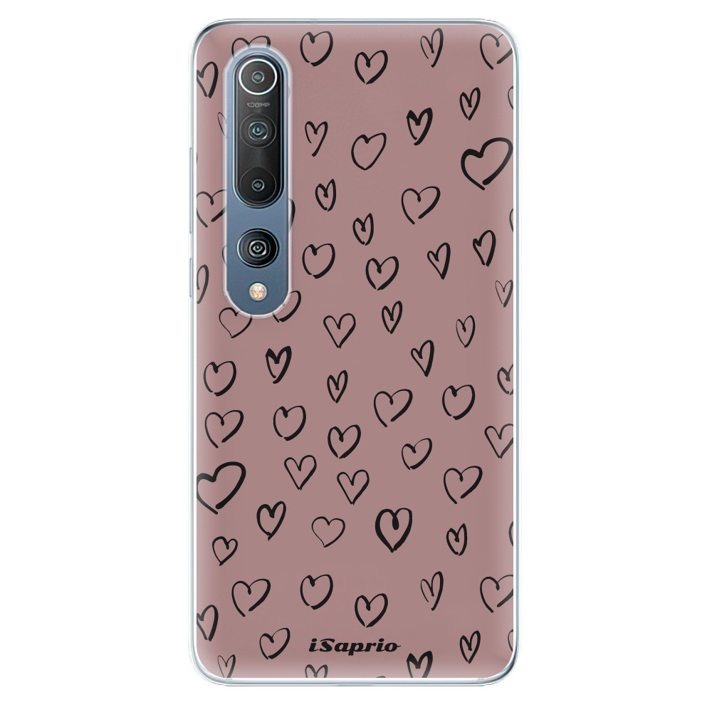 Odolné silikónové puzdro iSaprio - Heart Dark - Xiaomi Mi 10 / Mi 10 Pro