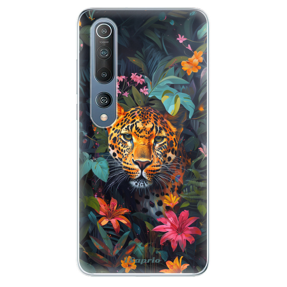 Odolné silikónové puzdro iSaprio - Flower Jaguar - Xiaomi Mi 10 / Mi 10 Pro
