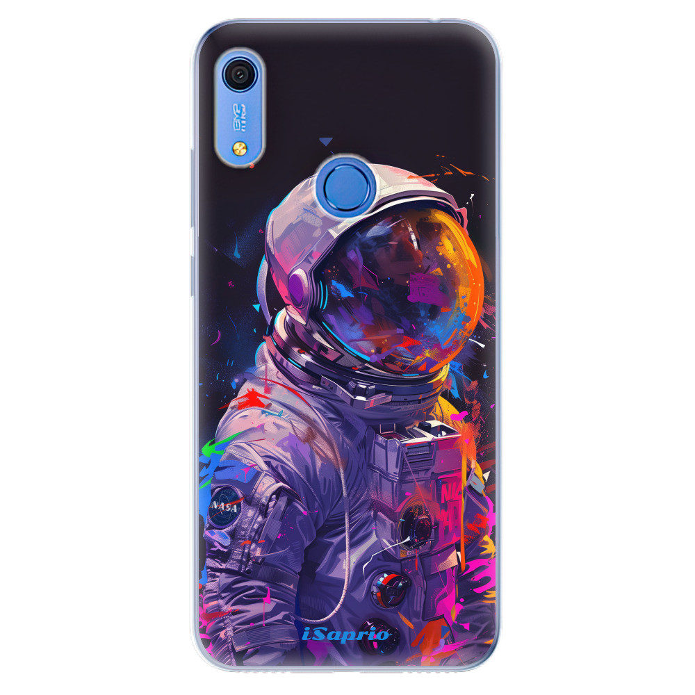 Odolné silikónové puzdro iSaprio - Neon Astronaut - Huawei Y6s