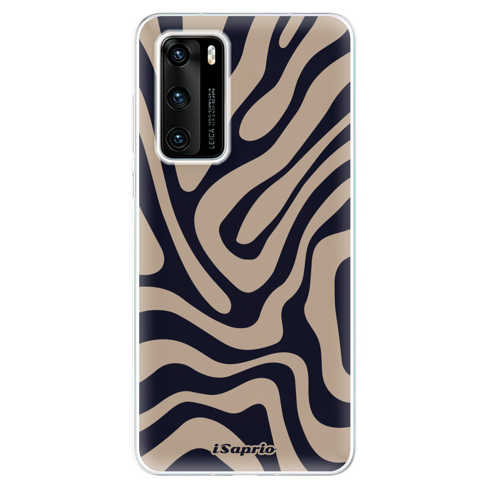 Odolné silikónové puzdro iSaprio - Zebra Black - Huawei P40