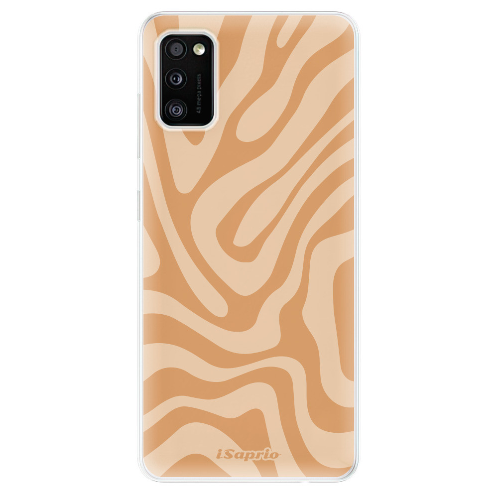 Odolné silikónové puzdro iSaprio - Zebra Orange - Samsung Galaxy A41