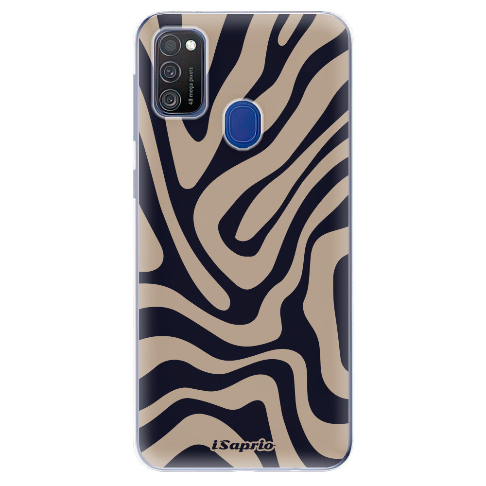 Odolné silikónové puzdro iSaprio - Zebra Black - Samsung Galaxy M21