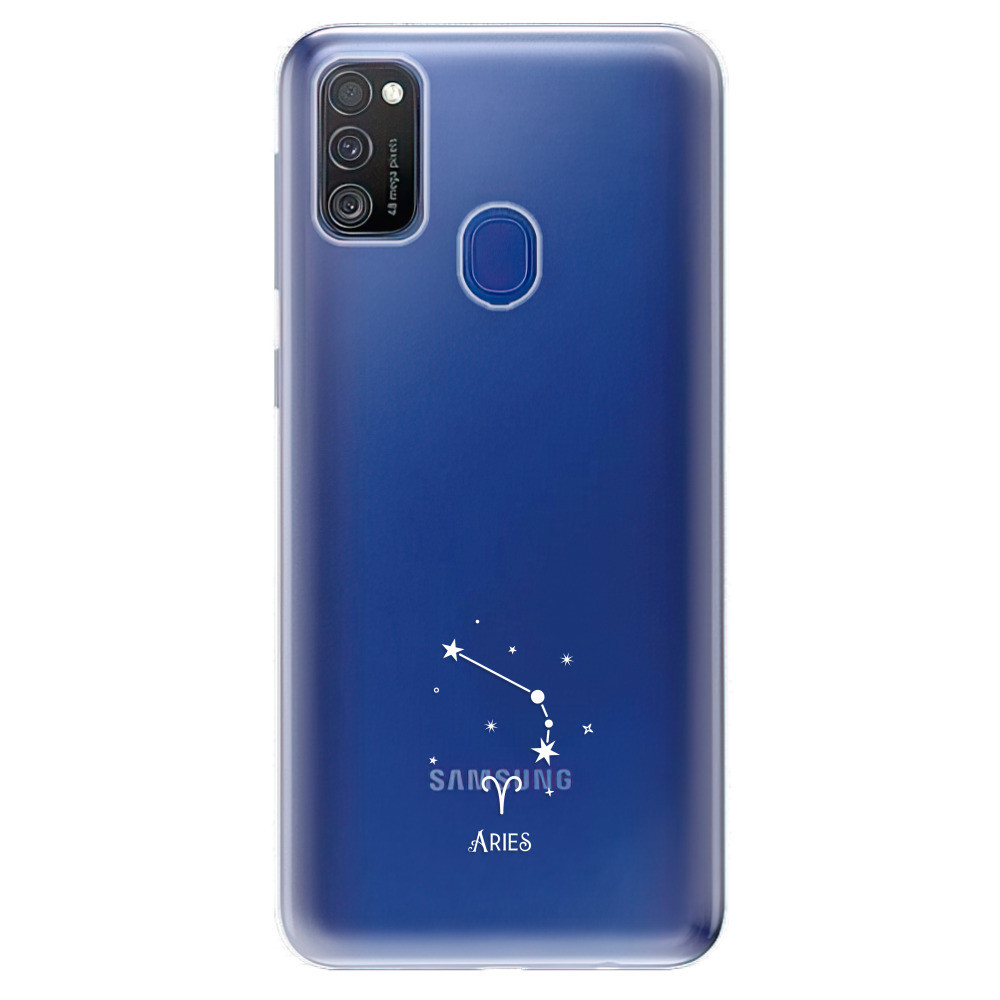 Odolné silikónové puzdro iSaprio - čiré - Beran - Samsung Galaxy M21