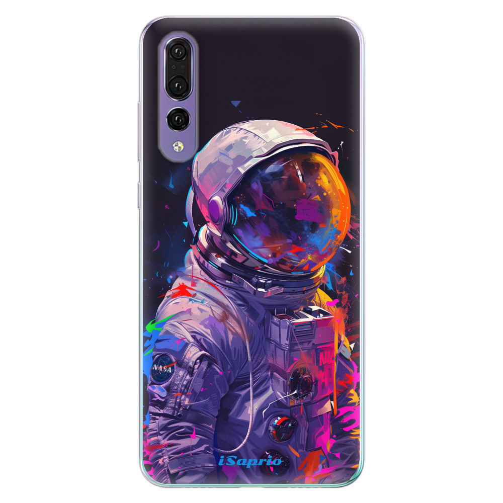 Odolné silikónové puzdro iSaprio - Neon Astronaut - Huawei P20 Pro