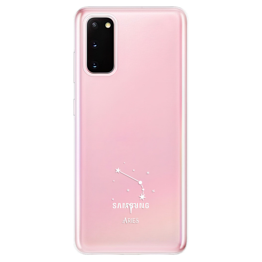 Odolné silikónové puzdro iSaprio - čiré - Beran - Samsung Galaxy S20