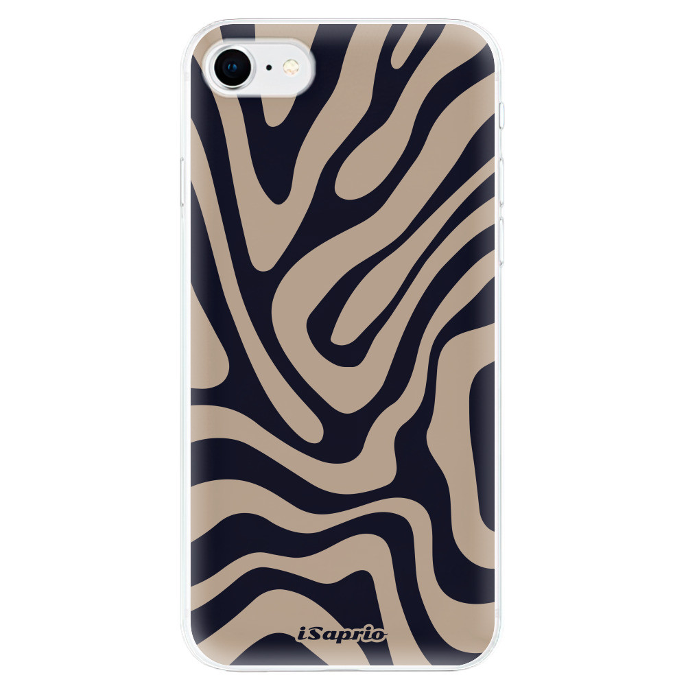Odolné silikónové puzdro iSaprio - Zebra Black - iPhone SE 2020