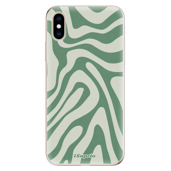 Odolné silikónové puzdro iSaprio - Zebra Green - iPhone XS