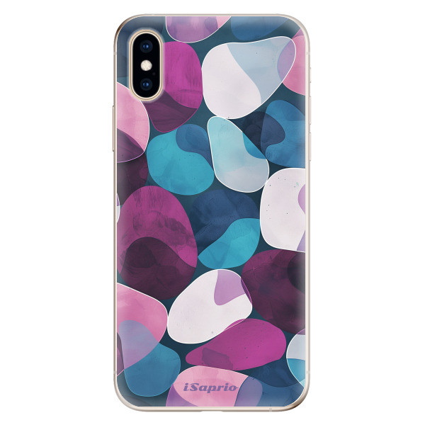Odolné silikónové puzdro iSaprio - Stones - iPhone XS