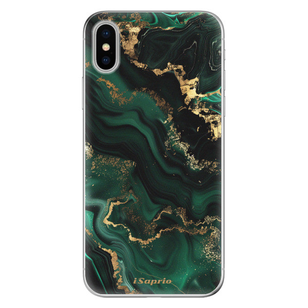 Odolné silikónové puzdro iSaprio - Emerald - iPhone X