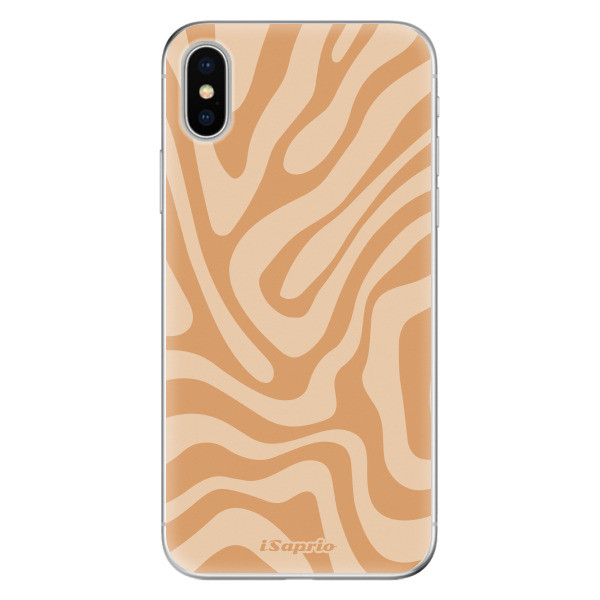 Odolné silikónové puzdro iSaprio - Zebra Orange - iPhone X