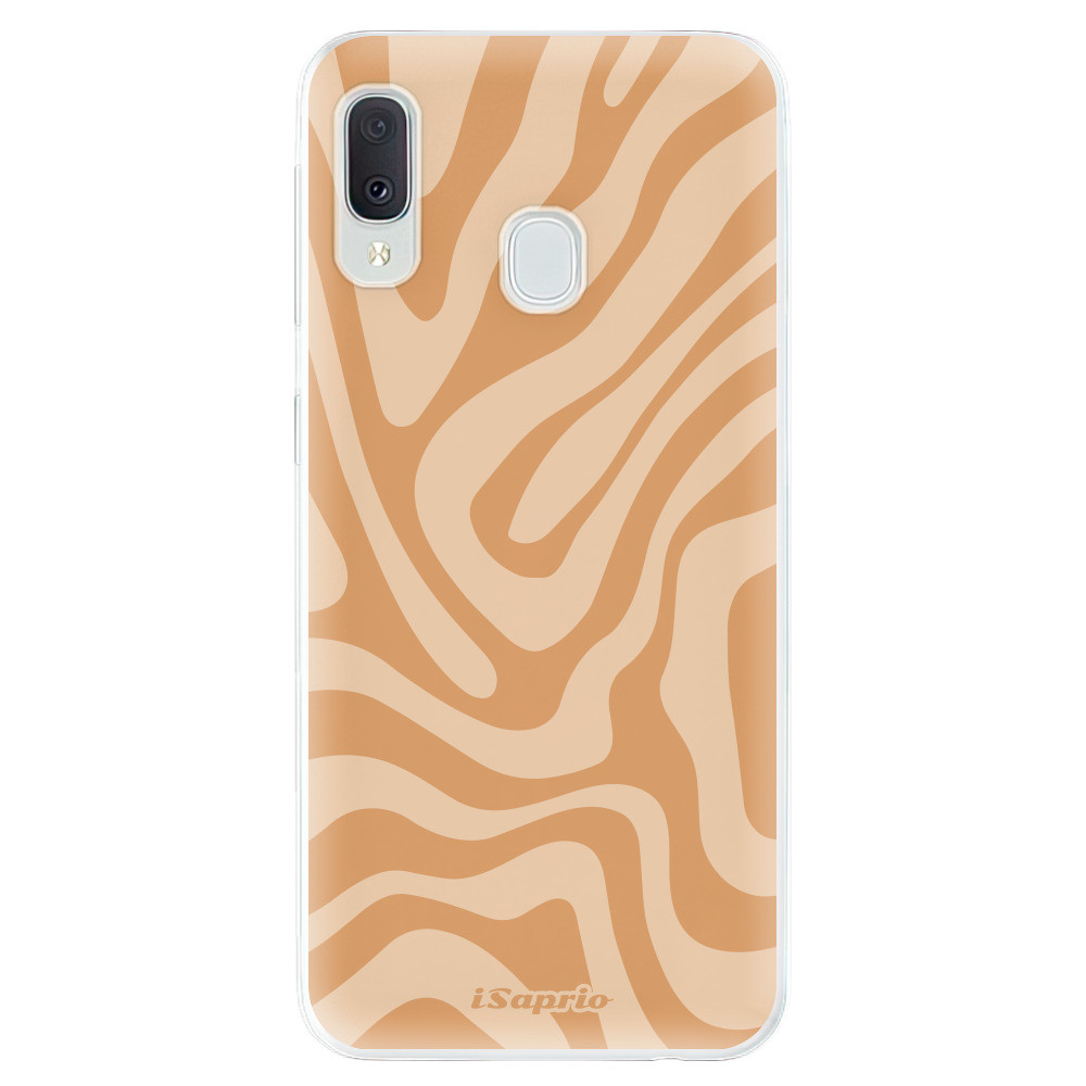 Odolné silikónové puzdro iSaprio - Zebra Orange - Samsung Galaxy A20e