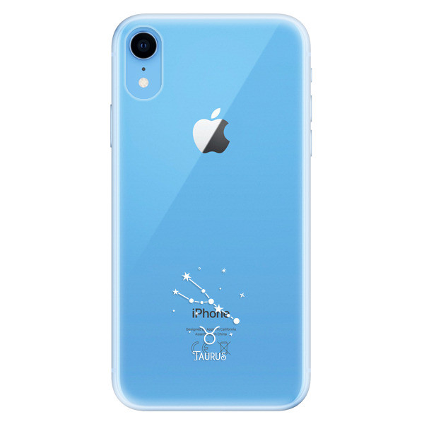 Odolné silikónové puzdro iSaprio - čiré - Býk - iPhone XR