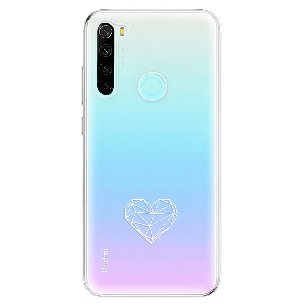 Odolné silikónové puzdro iSaprio - čiré - Digital Love - Xiaomi Redmi Note 8