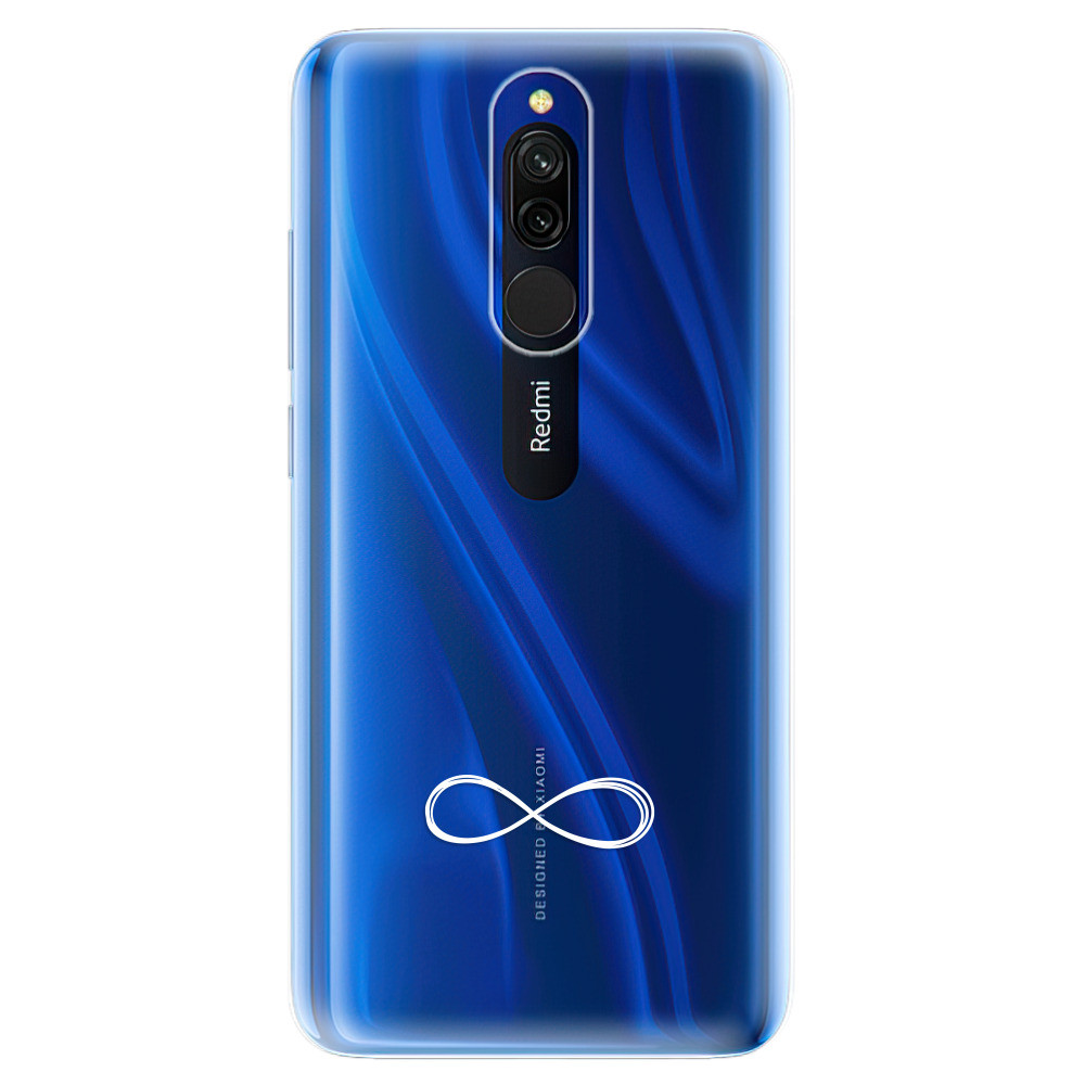 Odolné silikónové puzdro iSaprio - čiré - Infinity - Xiaomi Redmi 8