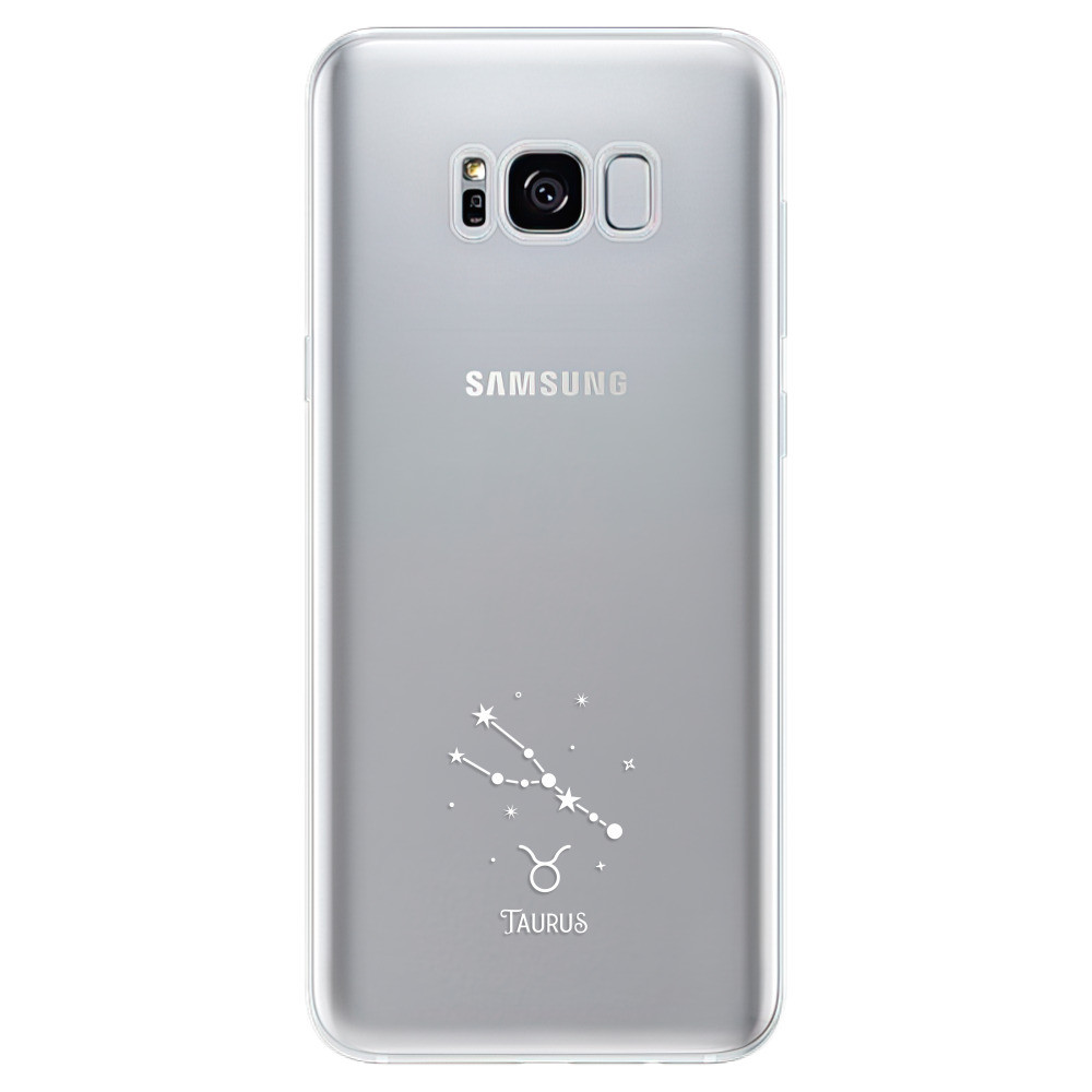 Odolné silikónové puzdro iSaprio - čiré - Býk - Samsung Galaxy S8