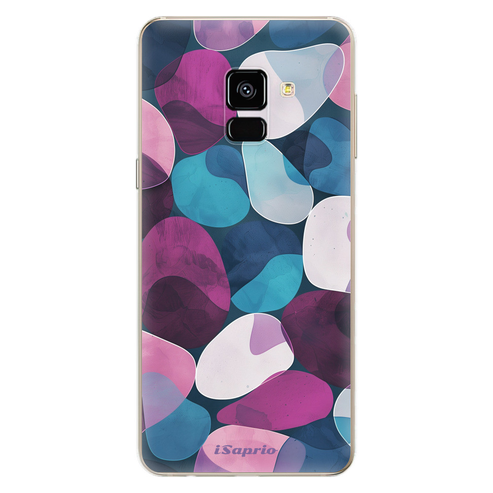 Odolné silikónové puzdro iSaprio - Stones - Samsung Galaxy A8 2018