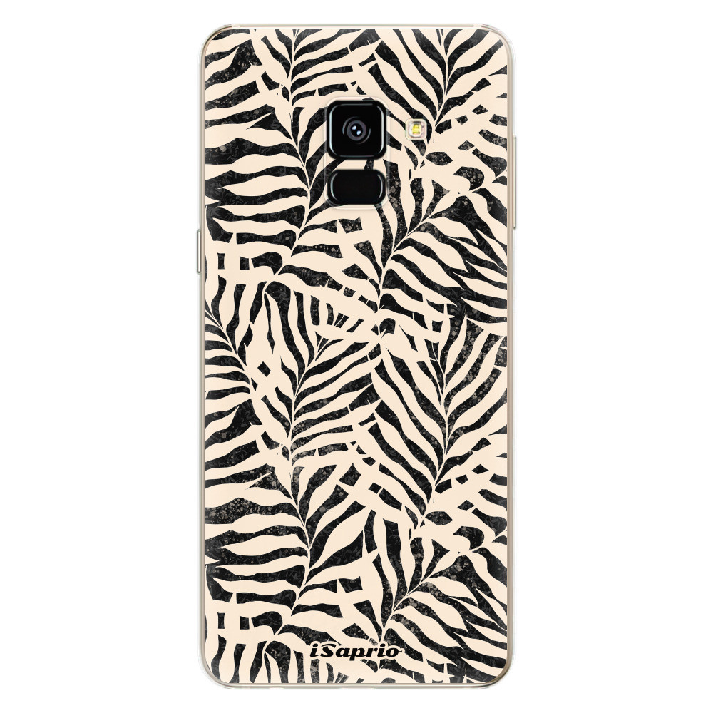 Odolné silikónové puzdro iSaprio - Dark Palms - Samsung Galaxy A8 2018