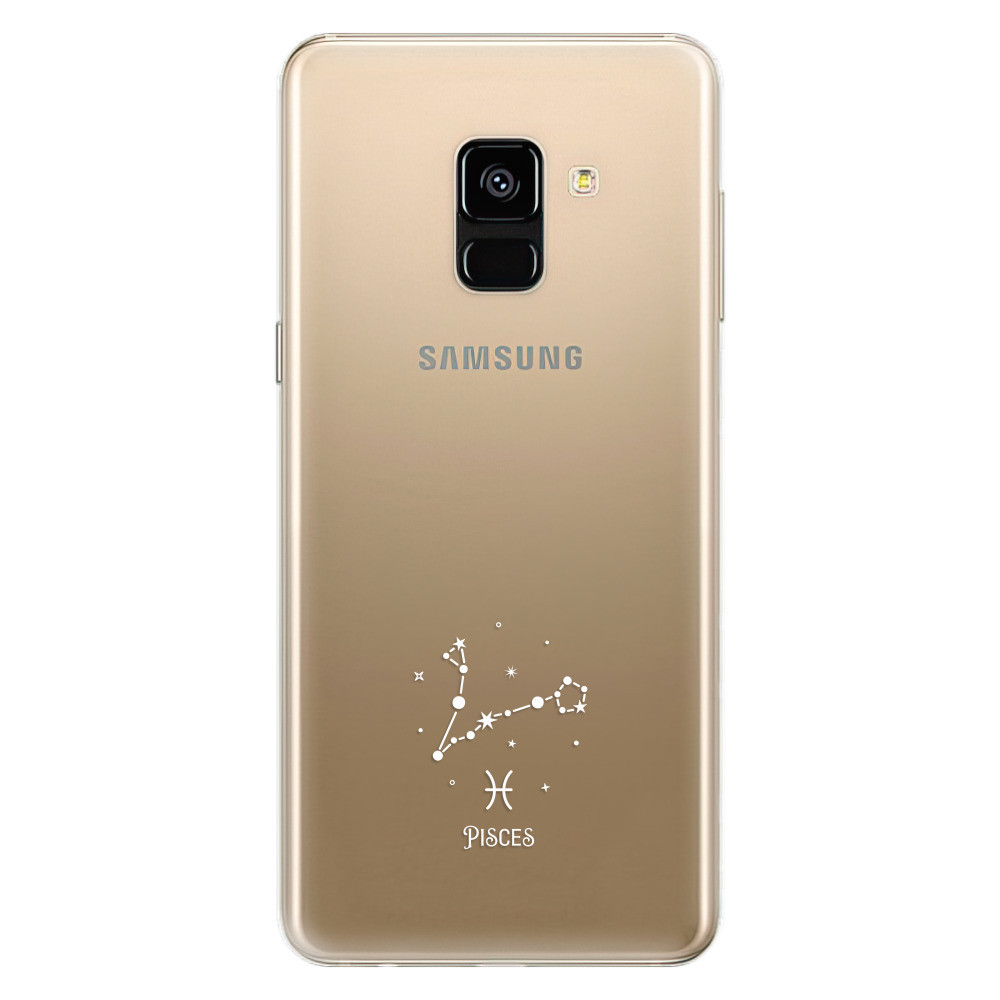 Odolné silikónové puzdro iSaprio - čiré - Ryby - Samsung Galaxy A8 2018