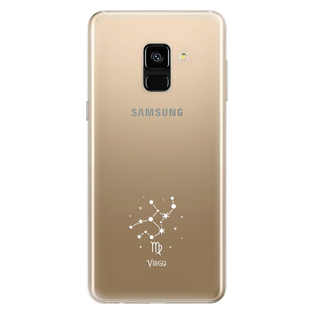 Odolné silikónové puzdro iSaprio - čiré - Panna - Samsung Galaxy A8 2018