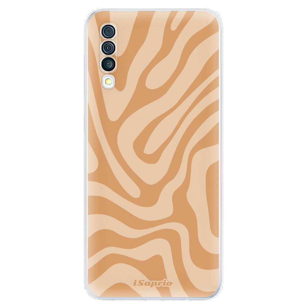Odolné silikónové puzdro iSaprio - Zebra Orange - Samsung Galaxy A50