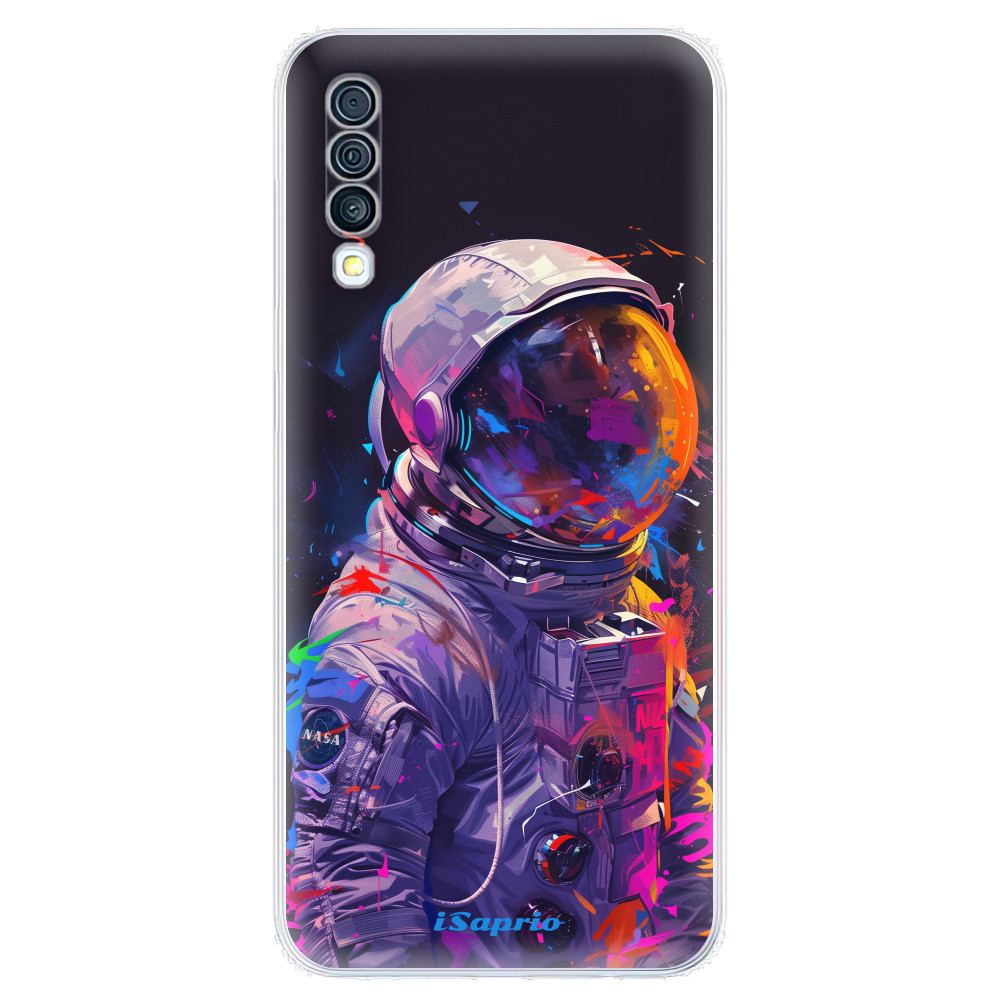 Odolné silikónové puzdro iSaprio - Neon Astronaut - Samsung Galaxy A50