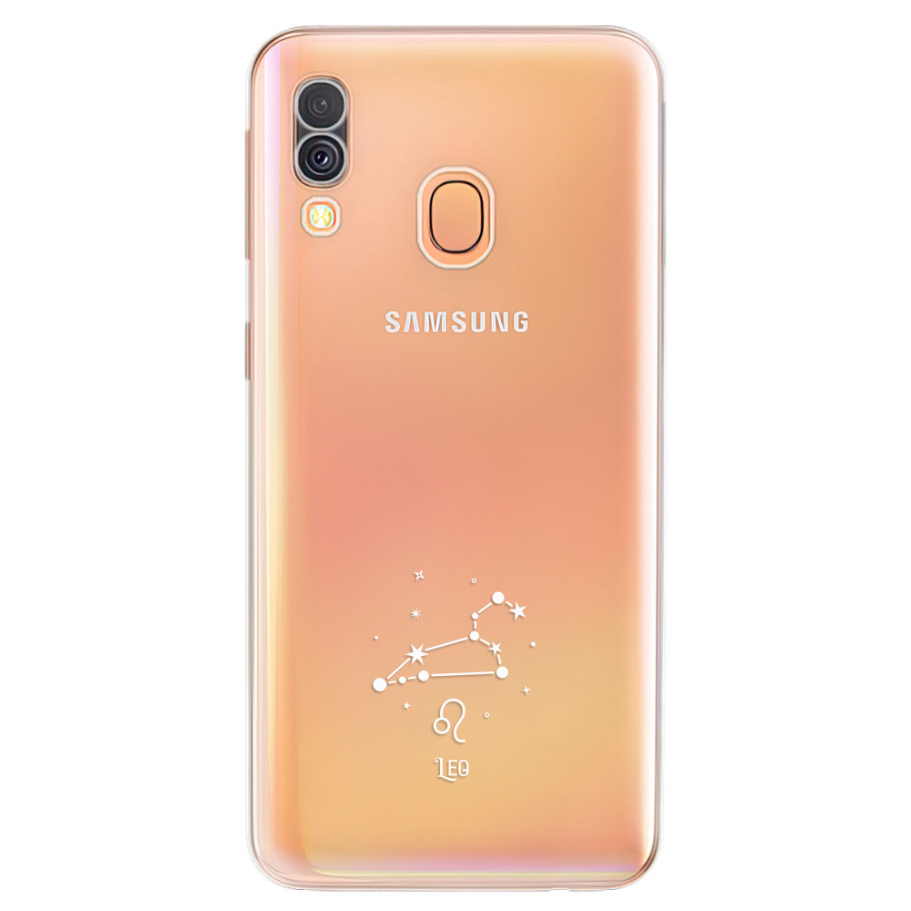 Odolné silikónové puzdro iSaprio - čiré - Lev - Samsung Galaxy A40