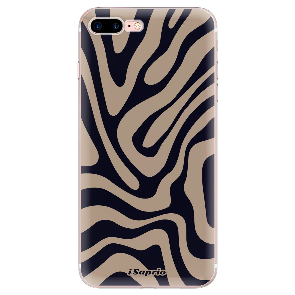 Odolné silikónové puzdro iSaprio - Zebra Black - iPhone 7 Plus