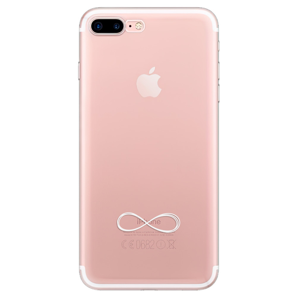 Odolné silikónové puzdro iSaprio - čiré - Infinity - iPhone 7 Plus