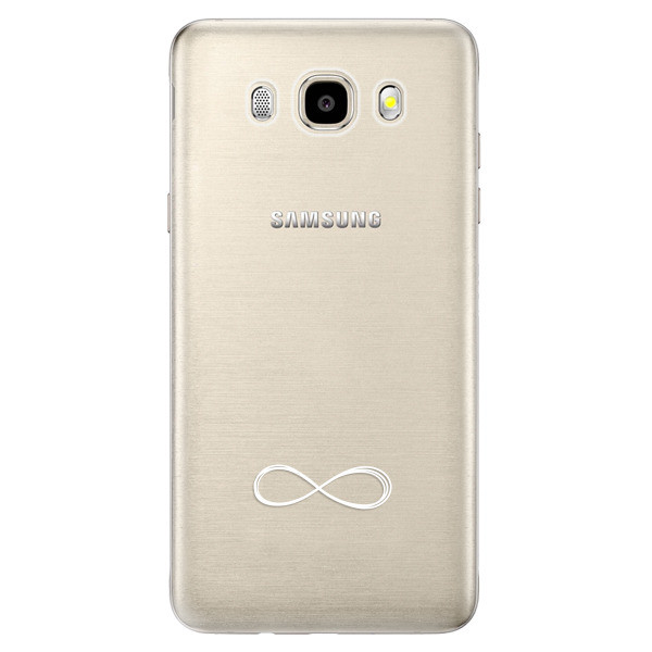 Odolné silikónové puzdro iSaprio - čiré - Infinity - Samsung Galaxy J5 2016