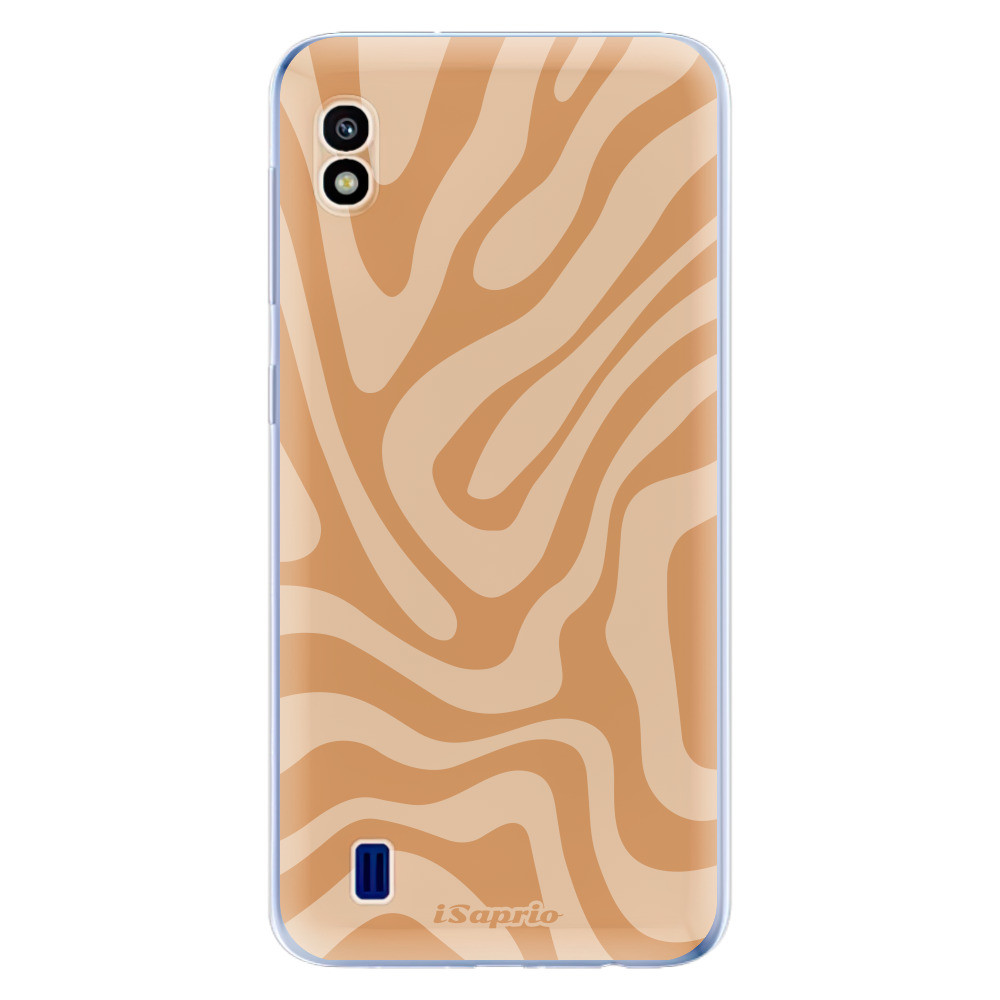 Odolné silikónové puzdro iSaprio - Zebra Orange - Samsung Galaxy A10