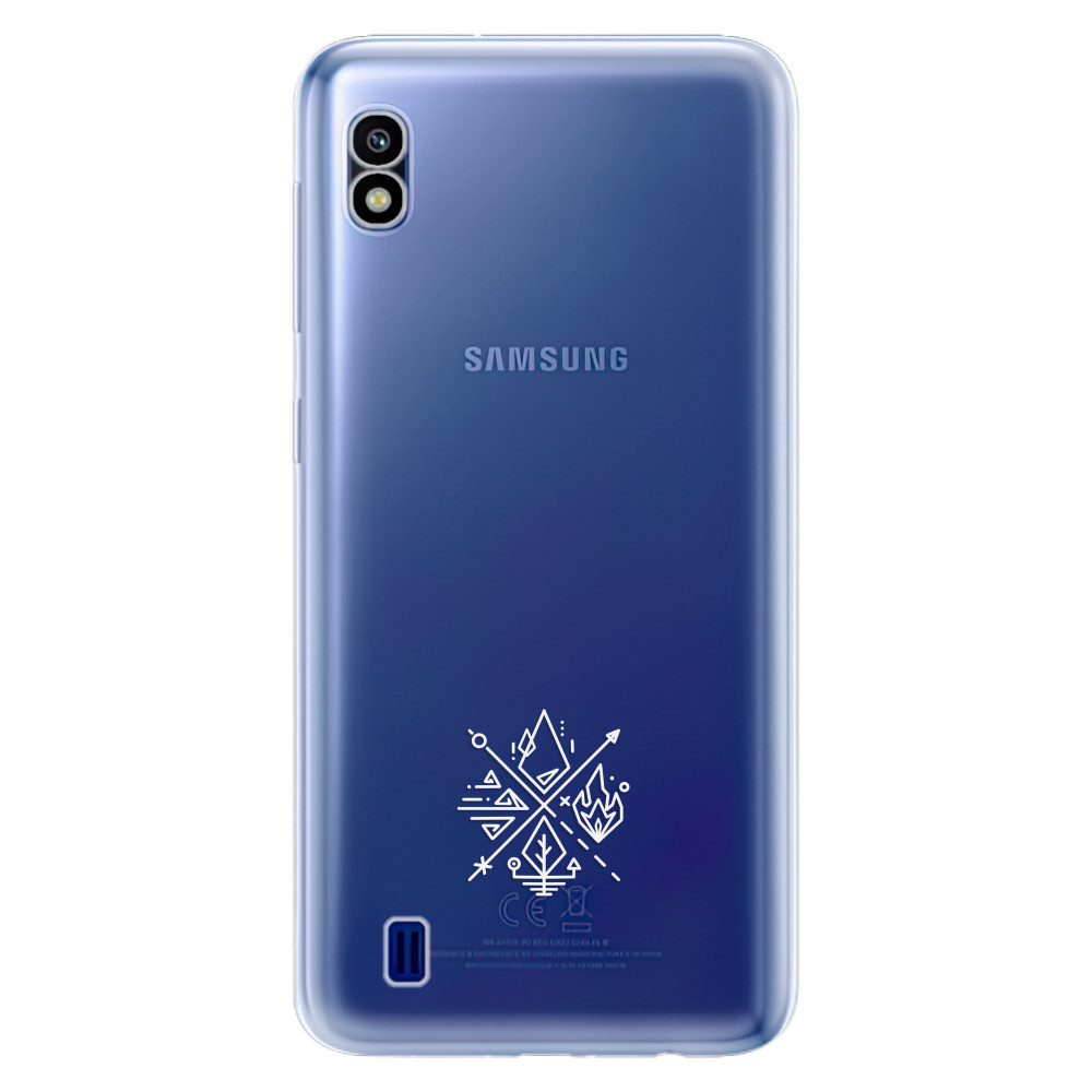 Odolné silikónové puzdro iSaprio - čiré - Elements - Samsung Galaxy A10